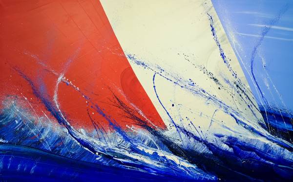 - Acrylic on Canvas, Painting by Annabel Menheneott, measuring 75 x 122 cm (H x W) framed at 80 x 126 cm £1995